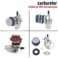 AliExpress Carburetor Carb Carby + Steel 44mm Air Filter for 47cc 49cc Mini Moto Dirt Pocket Bike ATV Quad Go Kart Minimoto