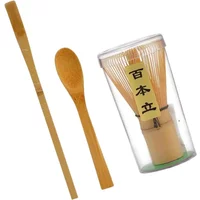 Matcha Whisk Set Multifunction Handmade Starter Kit Utensil for Ceremonial