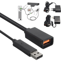 USB AC Power Supply Adapter with EU Plug PD Function for Xbox 360 Kinect Sensor US EU Charger by USB Charging