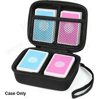 Cards Holder Compatible for Phase 10 Game Cards/PM TCG Cards, Card Game Case. Removable Divider and Hand Strap Offered