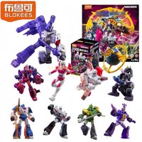 BLOKEES Transformers Star Edition Episode 9 Dark Moments Megatron Small Particle Building Blocks Assembly Model Collectibles