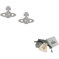 Vivienne Westwood Screw, Crystal Earrings Women's Silver 62010124-02P116-CN