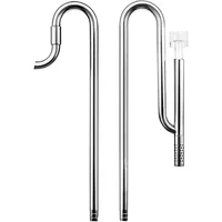 Lily Pipe Stainless Steel Inflow Outflow Fish Water Plant Tank Landscape Aquarium ADA Style