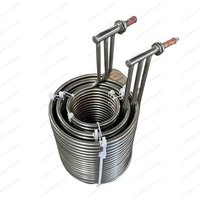 304 stainless steel coil evaporator cooling heat exchange coil cooler heat exchanger stainless steel
