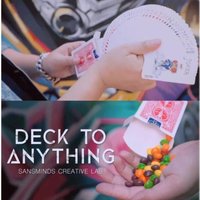 Deck To Anything by SansMinds Creative Lab Card Magic Tricks Close Up Magic Magia Magie Magician Prop Accessory Gimmick Tutorial