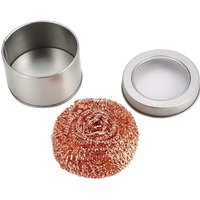 1Pcs Desoldering Cleaning Ball Soldering Iron Mesh Filter Cleaning Nozzle Tip Copper Wire Cleaner Ball Metal Dross Box Clean Bal