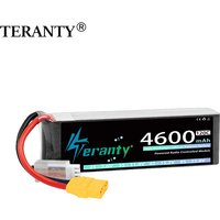 TERANTY 2S 4600mAh Lipo Battery 7.4V 70C 7.6V 120C with T XT60 XT90 Plug for RC Car Trucks Boat FPV Drone Helicopter Airplane