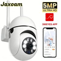 5MP 390EYES APP WiFi PTZ Camera Indoor Auto Tracking Surveillance Camera Color Night Vision Two Way Audio Baby Monitor IP Camera