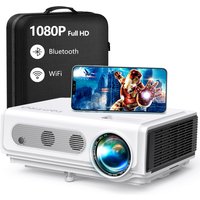 TOPTRO TR82 Projector 4K 7500L WiFi BT5.0 Projector Native 1080P Support 4K Home Theater Projector for iOS / Android/TV Stick