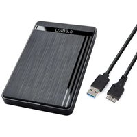 KEBIDUMEI USB 3.1 HDD Enclosure 2.5" SATA HDD SSD External Hard Drive Case 6Gbps High Speed External Hard Drive Disk Box for PC