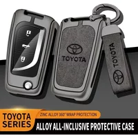Car Remote Key Cover Case Shell Fob For Auris Corolla Avensis Verso Yaris Aygo Scion TC IM Camry RAV4 Forturner Hilux