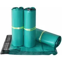 New 100Pcs Plastic Courier Green Bag Express Packaging Bags Thicken Clothing Waterproof Mailing Bags Self Seal Envelope Pouch