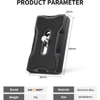 K&F CONCEPT Camera Tripod Quick Release Mounting Plate Aluminium with Standard 1/4" Screw for Tripods Ball Heads Camera BallHead
