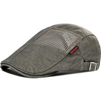 VOBOOM Cotton Flat Ivy Cap Men Retro Newsboy Caps Distressed Male Golf Boina Baker Boy Hat Adjustable Spring Summer Autumn Beret