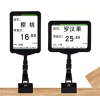 5 Pieces A4 Price Label Card Holder Frame With Clip Sign Holder For Fruit Vegetable Supermarkets, Shopping Malls