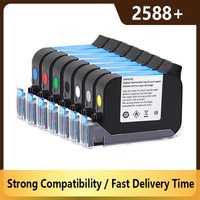 2588+M 2588 2588+ Handheld Printer Ink Cartridge Fast Dry Eco Solvent Print Height 12.7mm Inkjet Printer Colorful Ink Cartridge