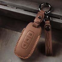 Car Shell For Nissan X-trail T33 Qashqai J12 Teana Altima Ariya 2022 2023 Leather Key Case Cover Holder Keychain