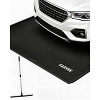 Waterproof Garage Floor Mat,PVC Anti-slip Mat with 3 cm High Edge, Heavy Duty Floor Protection for Cars, SUVs & Trucks, incl. Drawer & 8 Velcro Closures,For Snow, Rain & Dirt,7'9"x16'