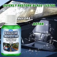 High-Definition Green Glass Concentrated Coating Liquid,Car-Specific Rainproof Glass Water,Quick Restoration of Clear Visibility