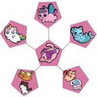 1/100 Stück süße Katze Schuh Charms PVC Dekorationen bunte Clog Schnalle Zubehör Kinder Partybevorzugungen Weihnachtsgeschenke DIY Handwerk