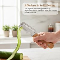 »UltraSharp Vegetable Peeler Multifunction Stainless Steel Kitchen Gadget For Quick Peeling of Fruits Potatoes Carrots Home Use