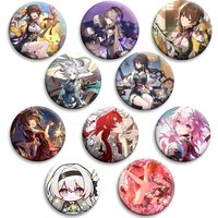 Collectible Game Badge Honkai Star Rail Top Characters Brooches Premium Pins for Backpack Decor Holiday Souvenir Gift for Gamers