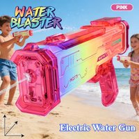500ML Large Capacity Automatic Electric Electric Water Gun Toy with LED Light Sound Effects Summer Outdoor Water Blaster Toys