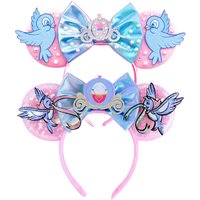 Mickey Mouse Ear Little Bird Headands Women Adult Cosplay Squirrel Hairband For Girls Park Travel Photography Hair Accessory