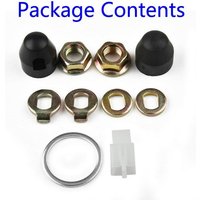 AliExpress DAZZLEEX E-Bike Hub Motor Axle M12/M14 Lock Nut & Lock Washer & Spacer & Nut Cover 12/14mm Shaft 500W-5000W Motors Electric Bicycle Parts