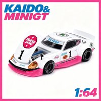 KAIDO&MINIGT 1:64 Nissan Lady TAMIYA Simulation Die Casting Alloy Car Model Suitable for Collecting Souvenirs Birthday Gifts