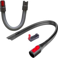 Flexible Nozzle Car Cleaning Kit Extension Hose Plastic Flexible Lance Nozzle Compatible For Dyson V15 V11 V10 V8 V7