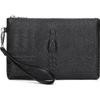 Fashion Casual Business Men Clutch Bag High Quality Soft PU Leather Luxury Envelope Phone Handbag Day Clutch