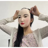 Realistic Party Cosplay Female mask latex silicon realistic human skin masks Party dance masquerade cosplay Mask in stock