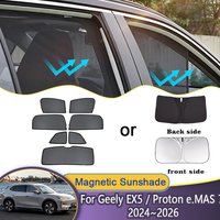 Car Mesh Sunshade For Geely EX5 Galaxy E5 Proton e.MAS 7 2024 2025 2026 Magnetic Window Sun Shade Visor Curtains Car Accessories