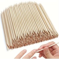 10/50/100Support 4.49inch nail stick - Wooden cuticle pusher and remover set,Wooden manicure and pedicure tools
