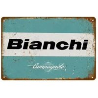 AliExpress CIFBUY BianchiVintageCyclingTinSign Bianchi Vintage Cycling Tin Sign - Rustic Aluminum Wall Art, Man Cave Decor