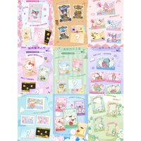 New KABAO Original Sanrio Kuromi Hello Kitty My Melody Shining Collectible Card Game Trading Card Toys For Birthday Gift