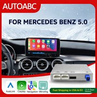 Wireless For Apple Carplay Android Auto Module For Mercedes Benz C/GLC/S Class W205 W253 NTG5.0 System Decoder Box Interface