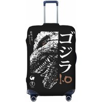 Godzilla Minus One Half Face Movie Poster Suitcase Cover Holiday Fun Luggage Accesories Business Protector