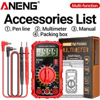 ANENG SZ308 Digital Multimeter AC/DC Current Meter Voltage Resistance Meter Electrician LCD Screen Ohm Square Wave Test
