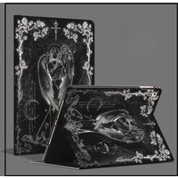 Smart Case with Pen Holder for IPad 7th Gen Case Air 5th 4th 10.9 IPad Mini 6 Pro 11 2nd 3rd 4th 9.7 5th 6th Gen Dark Angel