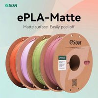 ESUN PLA Mattes 3D-Drucker-Filament 1,75 mm, Abmessungsgenauigkeit +/- 0,03 mm, 1 kg (2,2 LBS) Spule, 3D-Druckmaterial für 3D-Drucker
