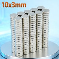 N35 NdfeB 10x3mm Magnet Round Shape Permanent Magnetic Imanes 10*3mm Accessory Neodymium Magnet 10-300pcs for Garage Tool Fridge