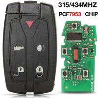 Jingyuqin 5BTN 315/433Mhz ID46 PCF7953 clé de voiture à distance pour Land Rover Freelander 2 3 LR2 Sport Ranger Rover clé à puce de rechange