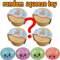 Squishy Stress Relief Toy, Random Blind Box Style, Simulated Bun Stress Relief Toy, Water Texture Slow Rebound Fake Food Model