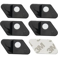 4 6 Pcs Plastic Arrow Rest Black Recurve Bow Arrow Rest Adhesive Back Hunting Shooting Targeting Accessory for Right Hand