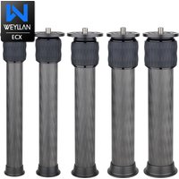 WEYLLAN Kohlefaser-Stativ-Mittelsäulenverlängerung, 2-teilige Rohrverlängerung für Stativ, 25,5 mm/40 mm, CNC eloxiert, 1/4 oder 3/8 Schraube
