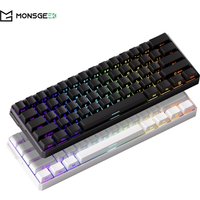 Akko MonsGeek FUN60 Ultra Mechanical Gaming Keyboard Magnetic Switch 60% Rapid Trigger 8K HE/TMR Custom Aluminum Keyboard Gamer
