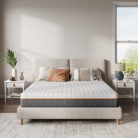 Matelas en mousse Vesgantti, blanc, épaisseur 16/18/26 cm, matelas en mousse à mémoire de forme gel, support zoné vous garde bien aligné