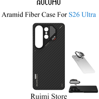 AULUMU S26 Ultra Aramid Fiber Case Ultra-thin Magnetic Shockproof Protective Case for S26 Ultra